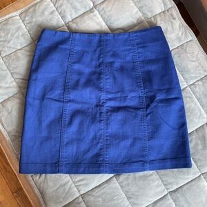 Forever 21 Cobalt Blue Mini Skirt